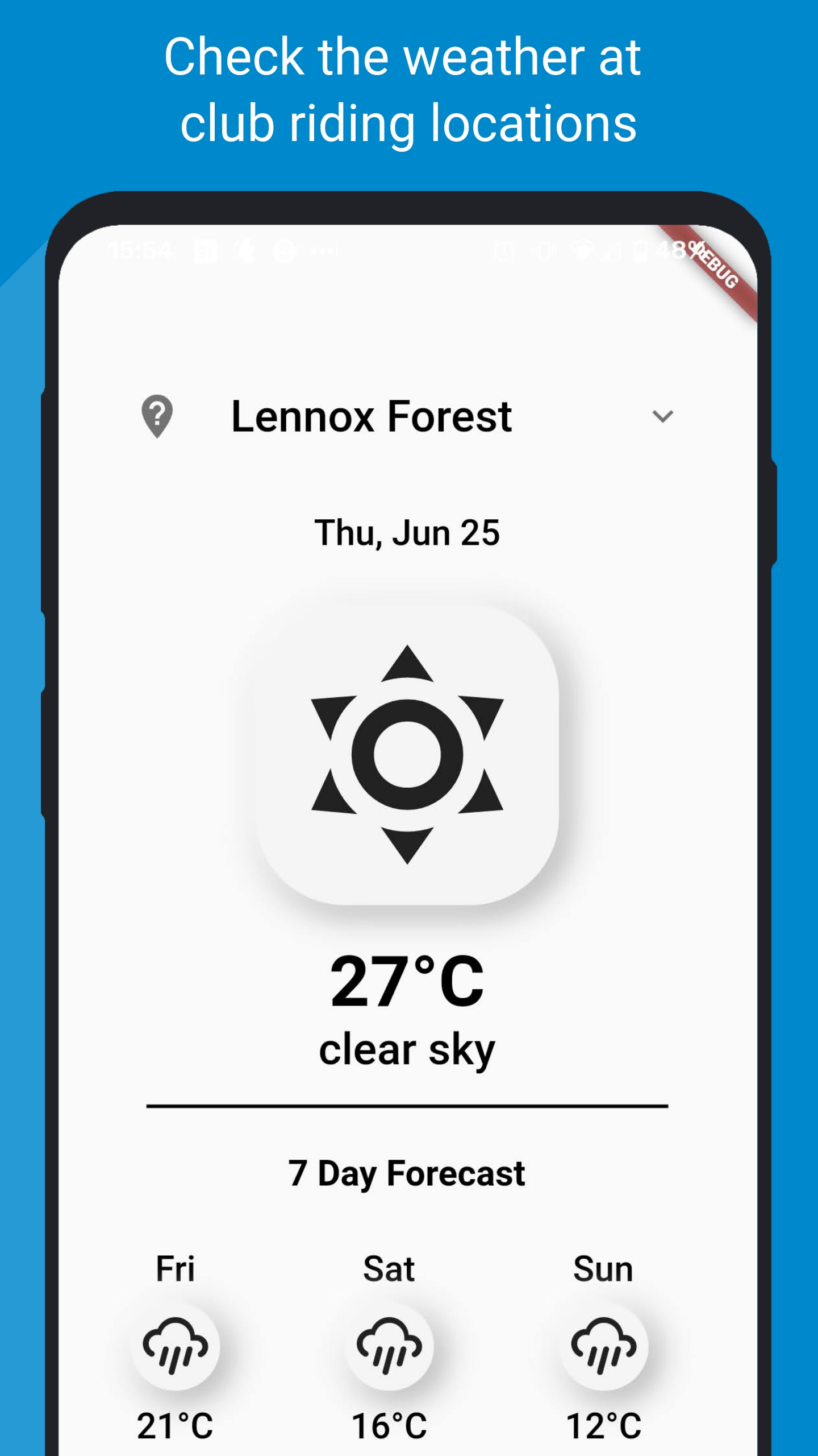 App Weather Forecast screenshot
